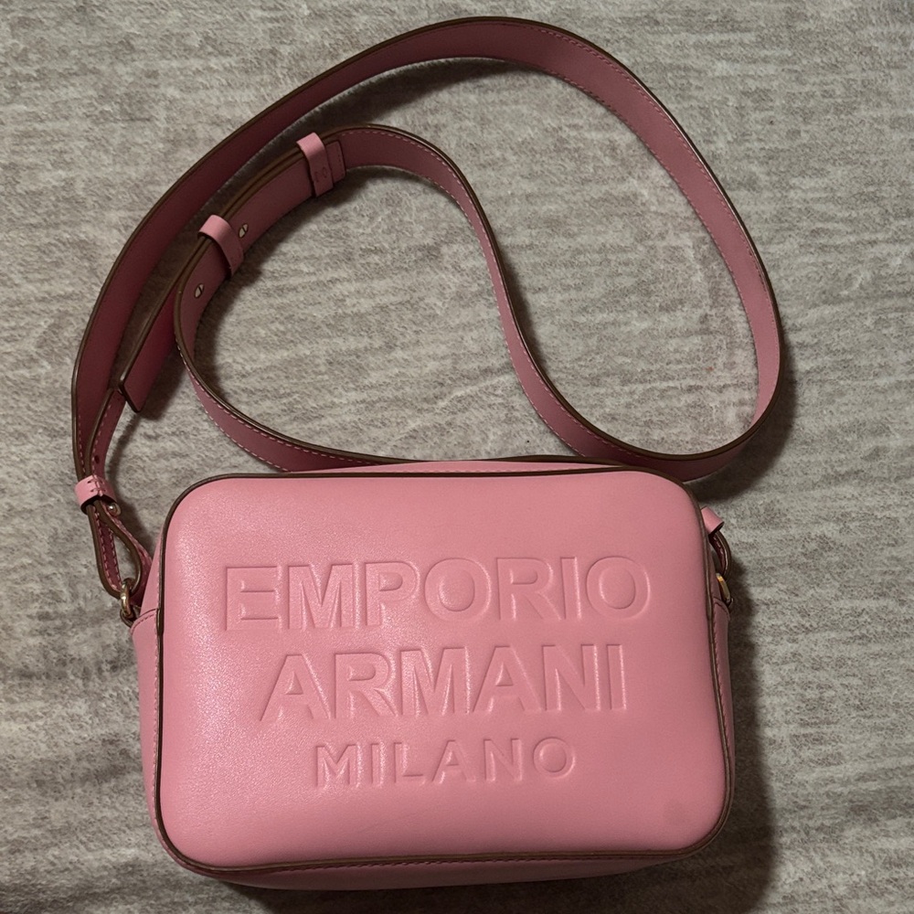 Emporio Armani Blush Pink Crossbody Bag